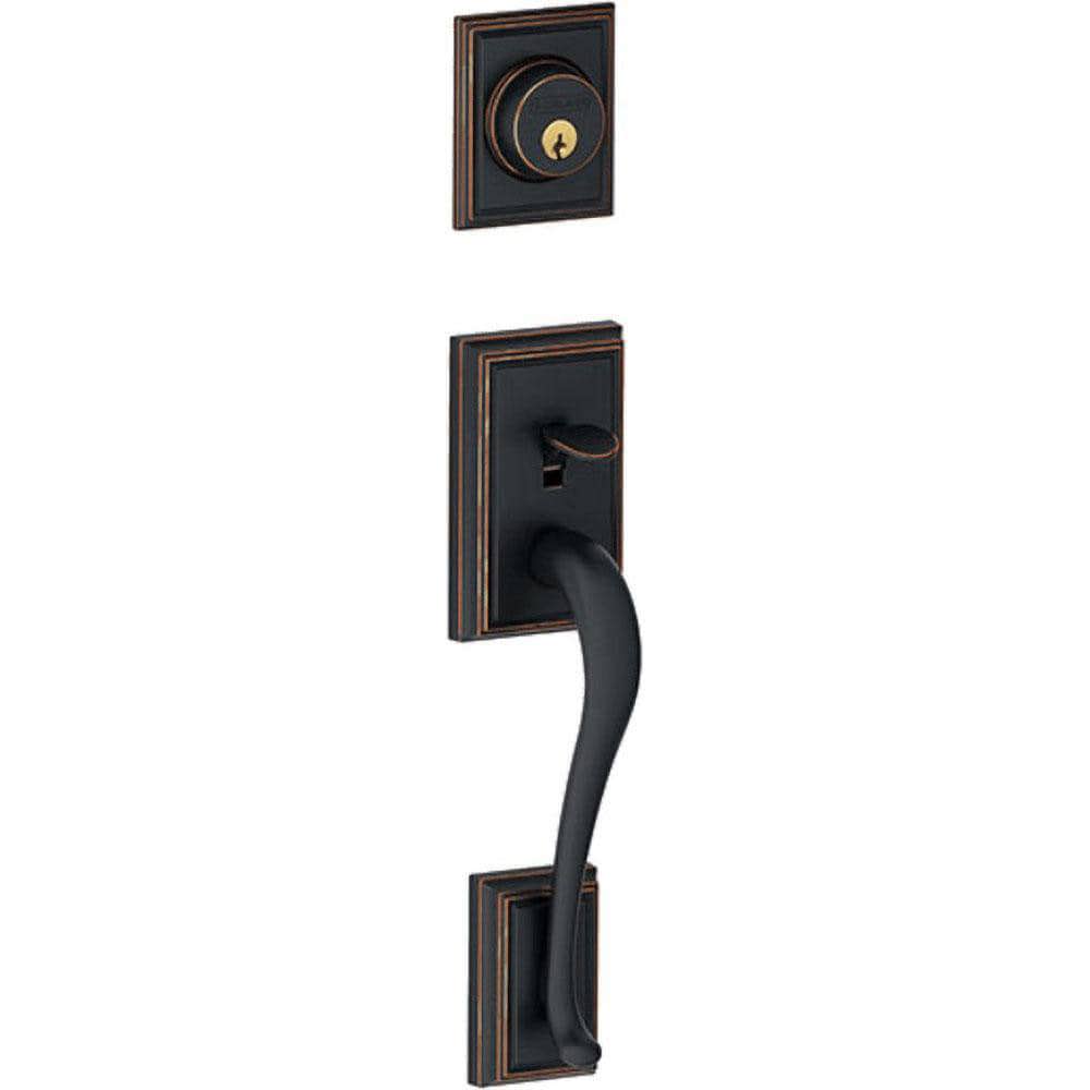 Handlesets; Type: Handlesets ; Material: Metal ; Door Thickness: 1-5/8 - 1-3/4 ; For Use With: F Series Residential Handlesets ; Minimum Order Quantity: 1.000 ; Finish Coating: Antique Bronze