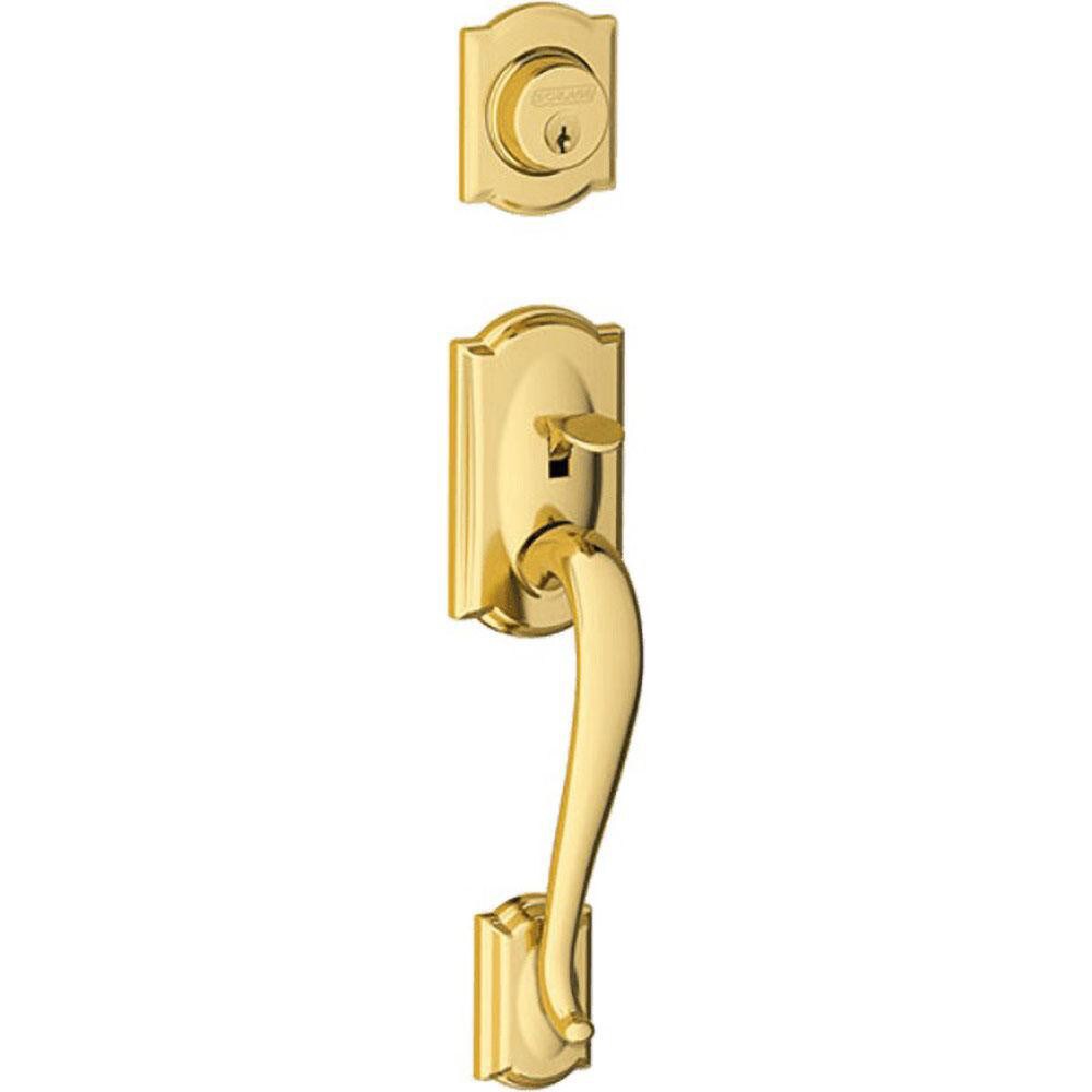 Handlesets; Type: Handlesets ; Material: Metal ; Door Thickness: 1-5/8 - 1-3/4 ; For Use With: F Series Residential Handlesets ; Minimum Order Quantity: 1.000 ; Finish Coating: Brass