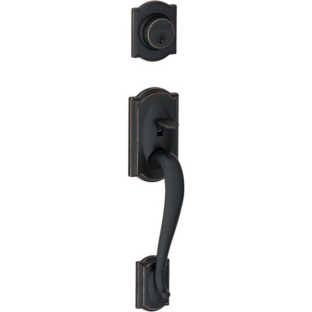 Handlesets; Type: Handlesets ; Material: Metal ; Door Thickness: 1-5/8 - 1-3/4 ; For Use With: F Series Residential Handlesets ; Minimum Order Quantity: 1.000 ; Finish Coating: Antique Bronze