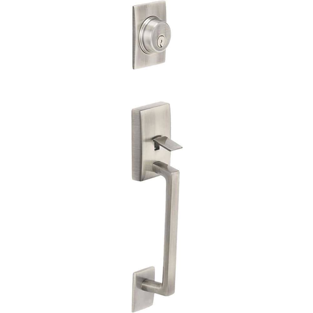 Handlesets; Type: Handlesets ; Material: Metal ; Door Thickness: 1-5/8 - 1-3/4 ; For Use With: F Series Residential Handlesets ; Minimum Order Quantity: 1.000 ; Finish Coating: Satin Nickel