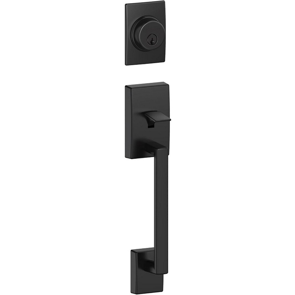 Handlesets; Type: Handlesets ; Material: Metal ; Door Thickness: 1-5/8 - 1-3/4 ; For Use With: F Series Residential Handlesets ; Minimum Order Quantity: 1.000 ; Finish Coating: Black