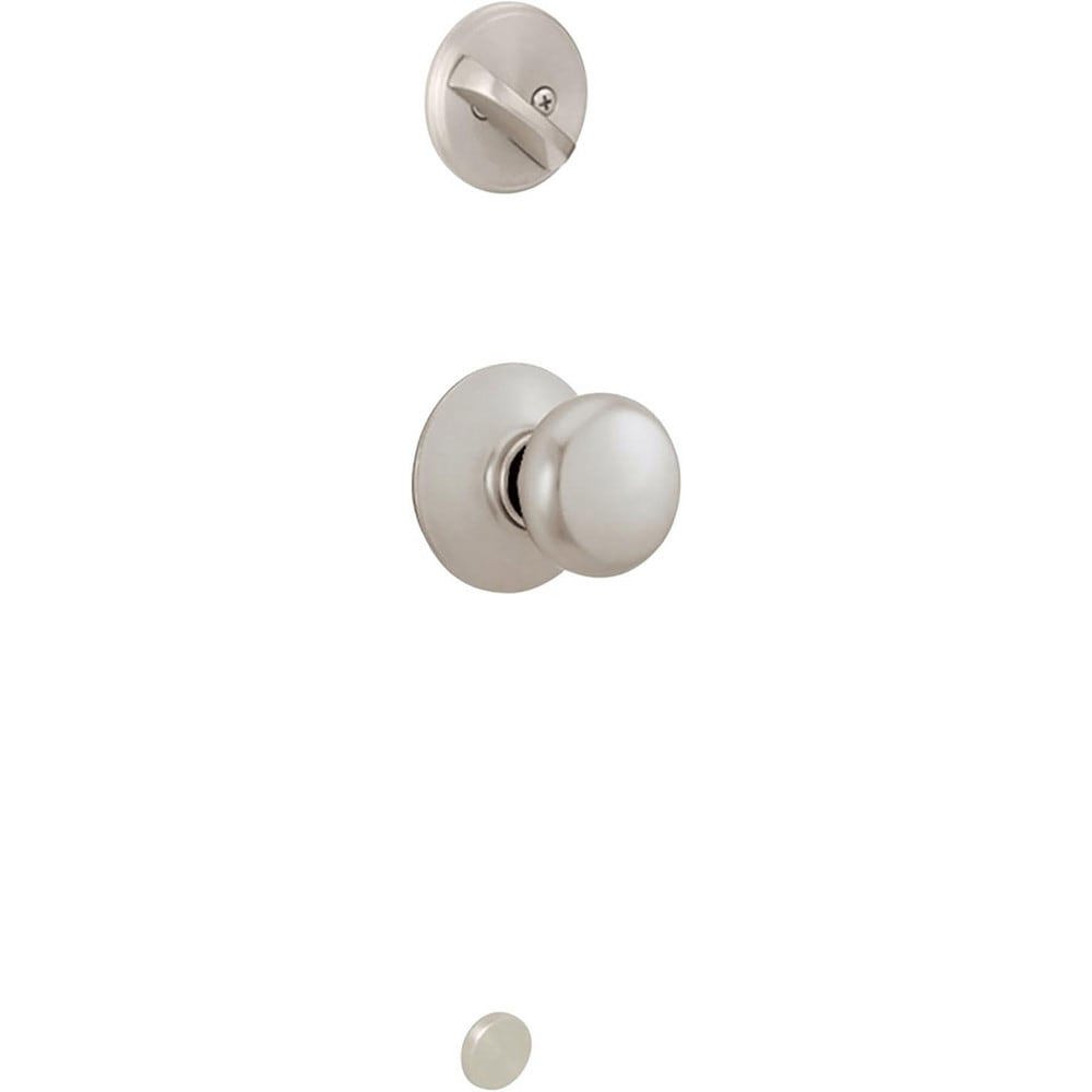 Handlesets; Type: Handlesets ; Material: Metal ; Door Thickness: 1-5/8 - 1-3/4 ; For Use With: F Series Residential Handlesets ; Minimum Order Quantity: 1.000 ; Finish Coating: Satin Nickel