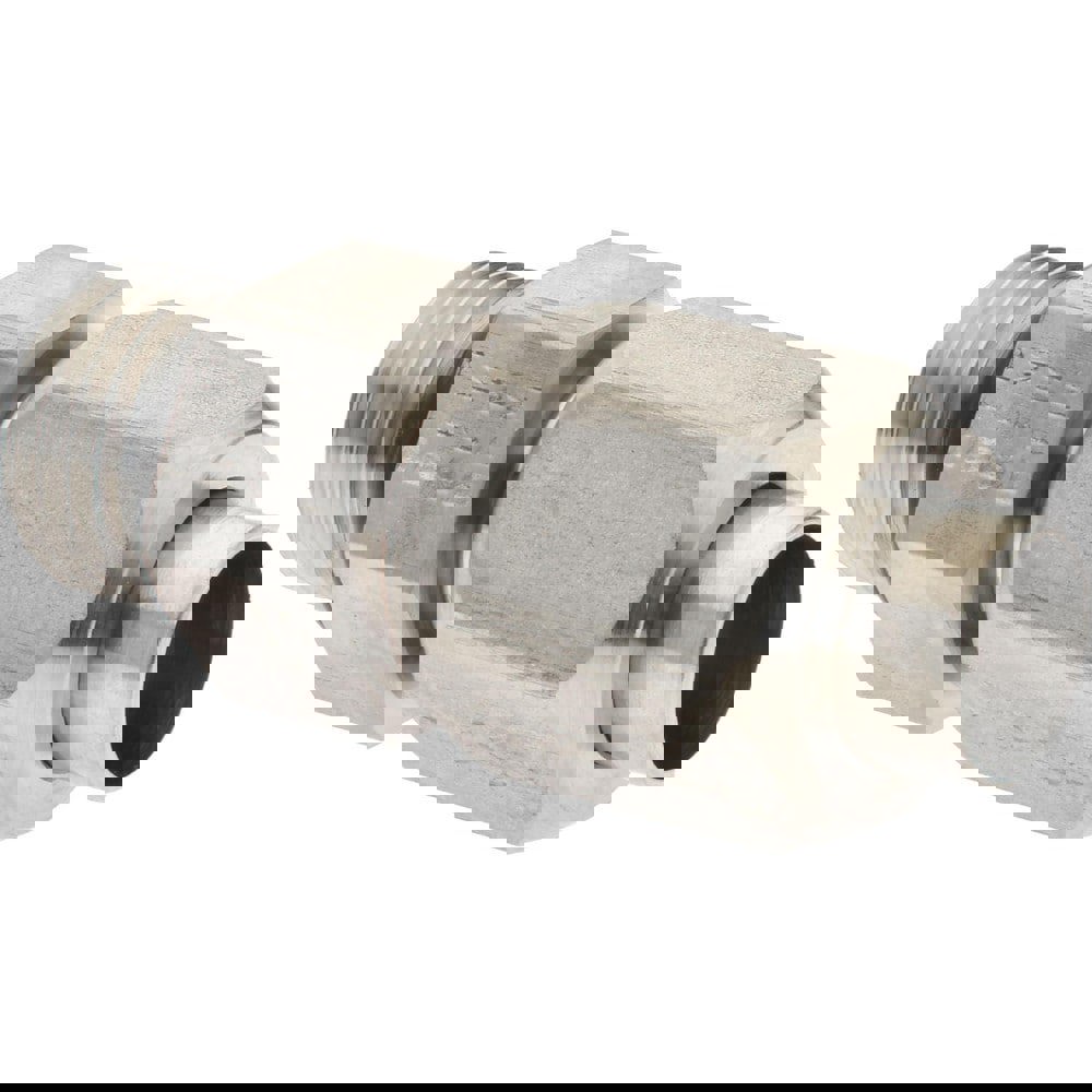 Compression Tube Connector: 9/16-18