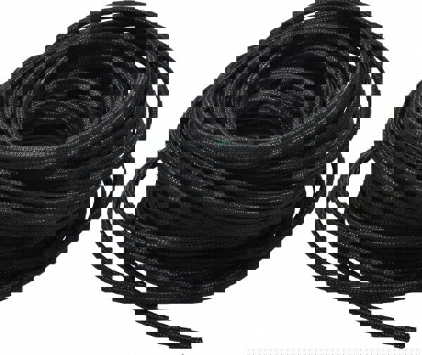 Black PET Braided Cable Sleeve