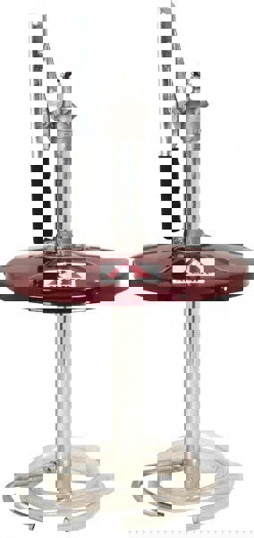 Lever Hand Pump: 0.38 oz/STROKE, Oil Lubrication, Steel, Aluminum & Stainless Steel