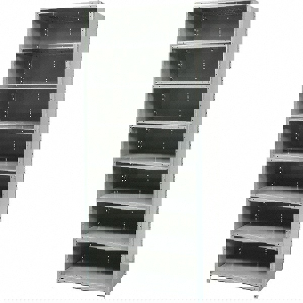 8 Shelf, 1,200 Lb. Capacity, Free Standing Closed Shelving