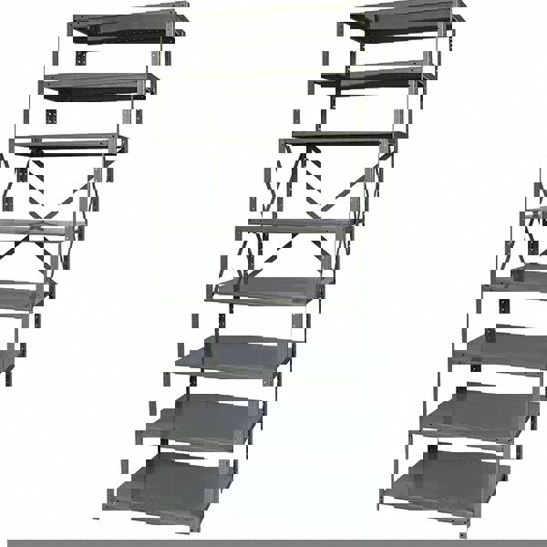 14 Gauge Steel Industrial Free Standing Shelving: