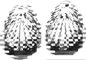 ALUM DOME STRN F/ FLR SINK