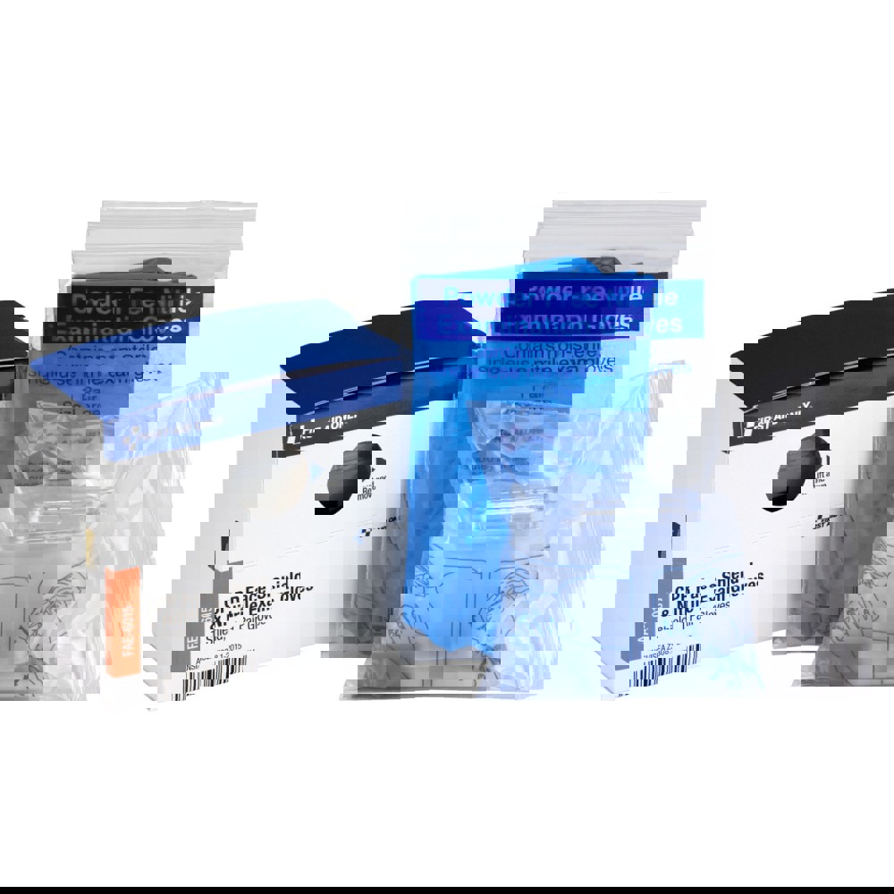 1 3-Piece Nitrile Exam Gloves & CPR Mask