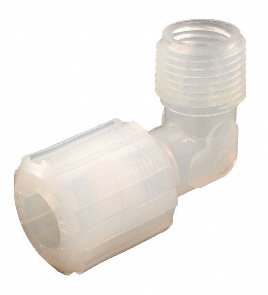 Compression Tube Female Adapter Elbow: 3/8
