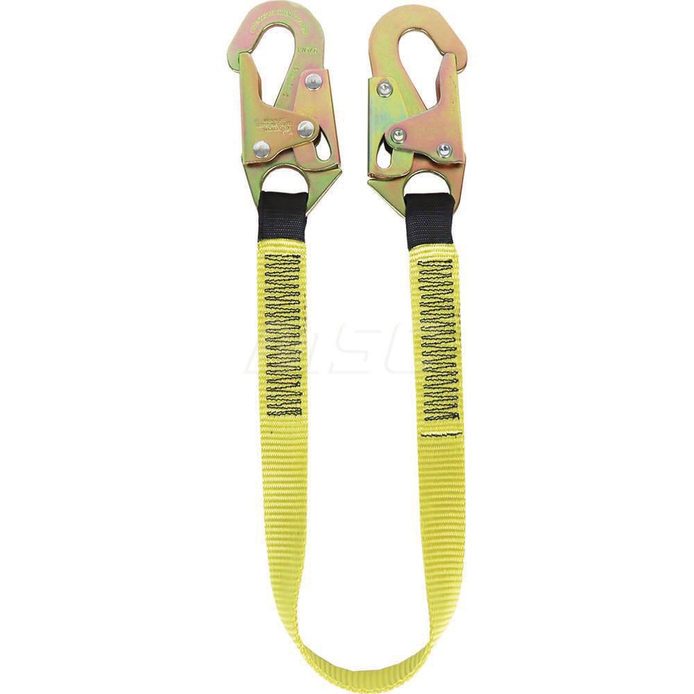 Lanyards & Lifelines; Load Capacity: 310lb ; Construction Type: Webbing ; Harness Type: Positioning ; Lanyard End Connection: Snap Hook ; Anchorage End Connection: Snap Hook ; Length Ft.: 3.00