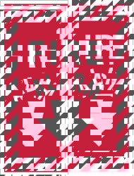 Fire Alarm, Plastic Fire Sign