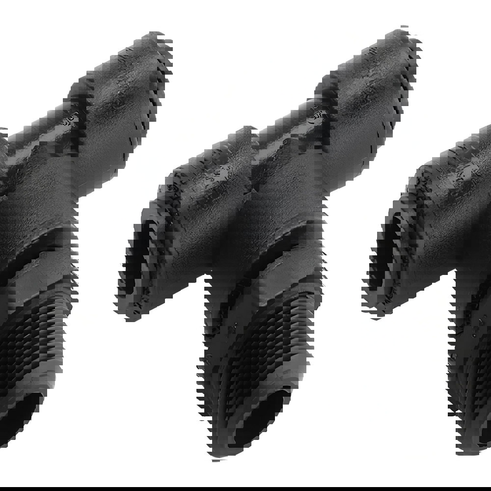 Push-To-Connect Tube Fitting: Male Swivel Branch Tee, 1/8