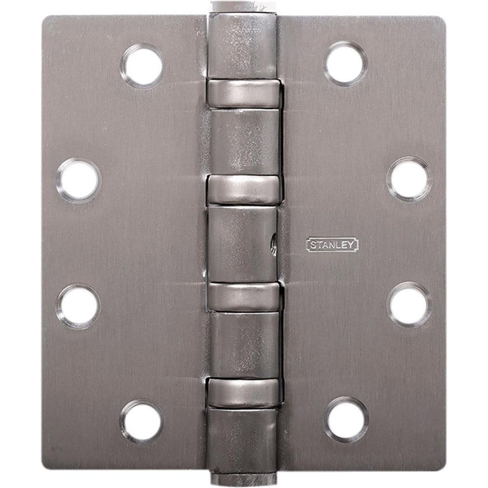 Commercial Hinges; Mount Type: Full-Mortise ; Hinge Material: Steel ; Length (Inch): 5 ; Finish: Satin Stainless Steel ; Door Leaf Height (Decimal Inch): 5.000 ; Door Leaf Width (Decimal Inch): 2.2500