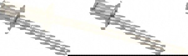 Open End Blind Rivet: Size 42, Dome Head, Stainless Steel Body, Stainless Steel Mandrel