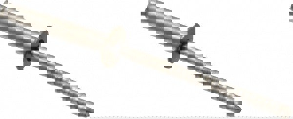 Open End Blind Rivet: Size 48, Dome Head, Stainless Steel Body, Stainless Steel Mandrel