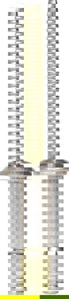 Structural with Locking Stem Blind Rivet: Size 86, Dome Head, Stainless Steel Body, Stainless Steel Mandrel