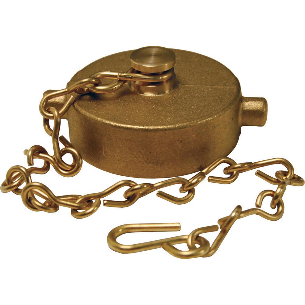 Brass & Chrome Pipe Fittings; Fitting Type: Brass Cap ; Fitting Size: 2-1/2 ; End Connections: Compression Cap ; Connection Type: Threaded ; Pressure Rating (psi): 175 ; Fitting Shape: Straight
