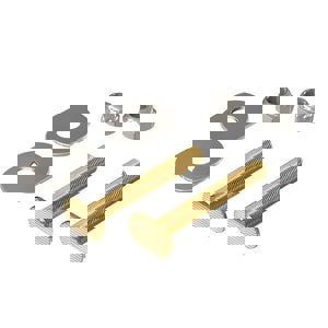 5/16X2-1/4 PLT BRS CLST BLT PR