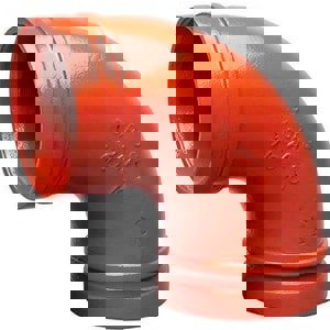 3X4 PTD 150# FLG X GRV NIP RF 45