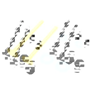 1/4X2-1/4 BRS CLST BLT RND WSHR