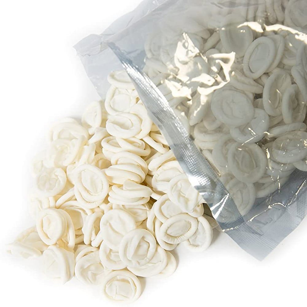 Finger Cots; Powdered: No ; Material: Buna-N ; Size: Small ; Thickness: 4.0mil ; Color: White ; UNSPSC Code: 46181530