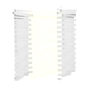 47X60 WHIT 2 FAUX WOOD CRDL BLIND