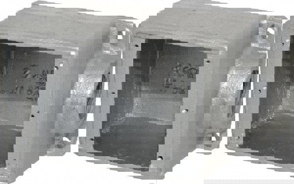 Electrical Device Box: Iron, Rectangle, 2-3/4