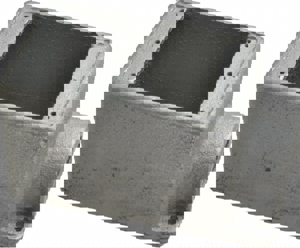 Electrical Device Box: Iron, Rectangle, 2-3/4