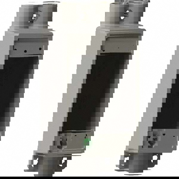 Electrical Device Box: Aluminum, Rectangle, 6-3/8