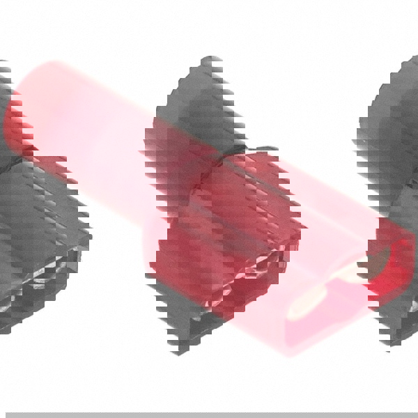 Wire Disconnect: Female, Red, Nylon, 22-16 AWG, 1/4