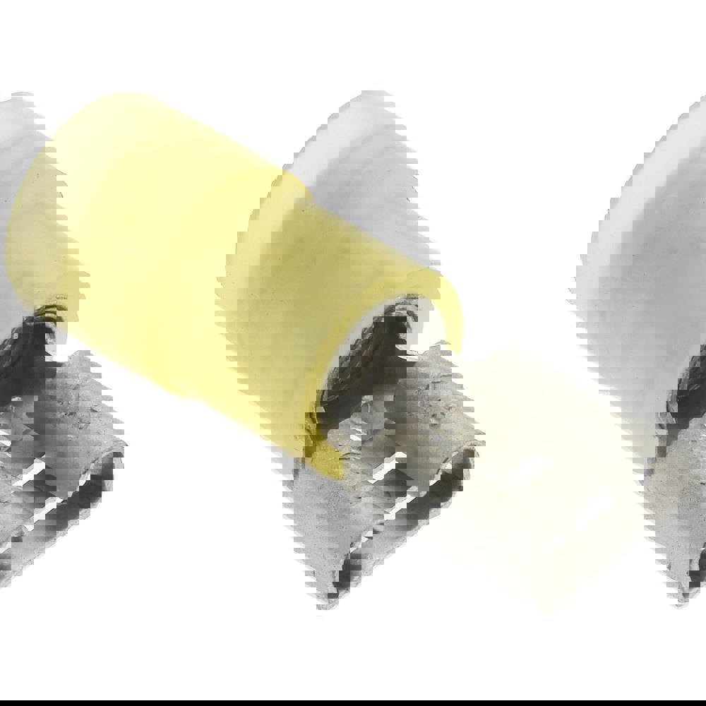 Wire Disconnect: Female, Yellow, Nylon, 12-10 AWG, 1/4