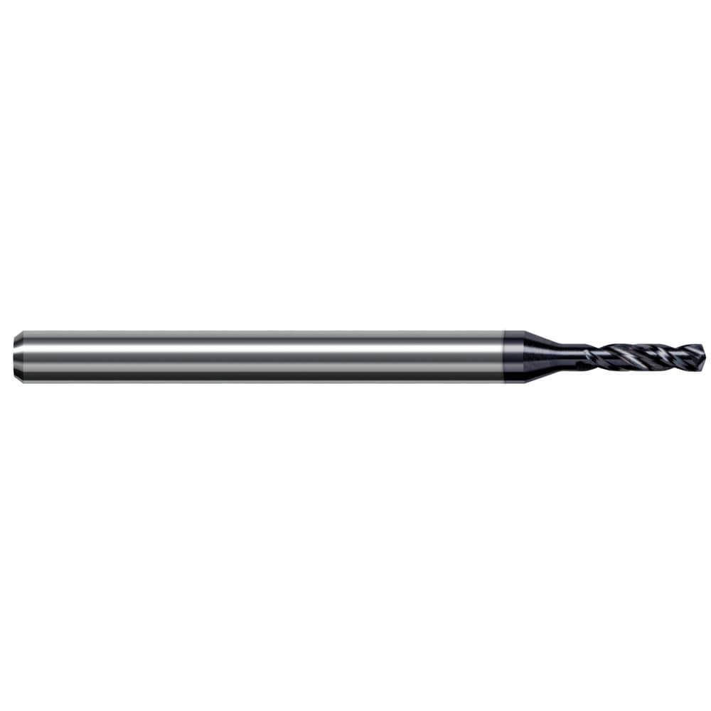 Micro Drill Bits; Drill Bit Size (Decimal Inch): 0.1285 ; Tool Material: Solid Carbide ; Flute Length (Decimal Inch): 0.6099 ; Coating/Finish: AlTiN Nano ; Coolant Through: No ; Drill Point Angle: 140