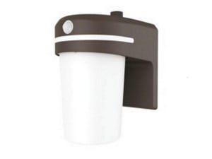 60W Dusk to Dawn LED Entry Light in Bronze