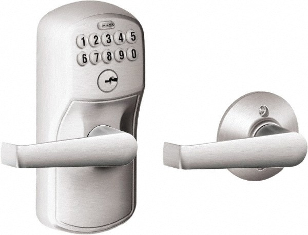 Combination Entry Lever Lockset for 1-1/8 to 1-3/4