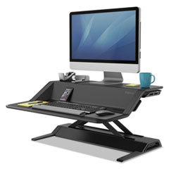 Lotus Sit-Stand Workstation 32 3/4 X 24 1/4 X 5 1/2 To 22 1/2 Black