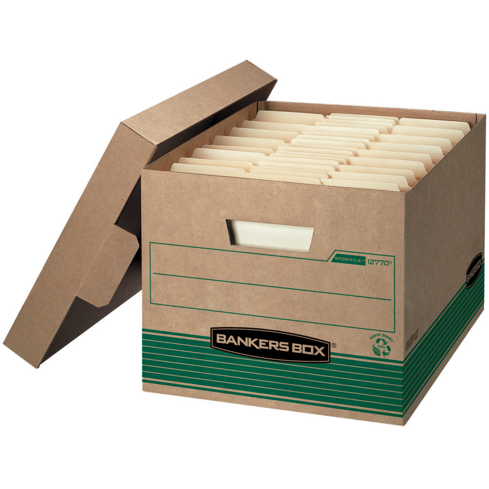 Compartment Storage Boxes & Bins; Type: Storage Box; Number of Compartments: 1.000; Overall Width: 12; Overall Depth: 16-1/4; Overall Height (Inch): 10-1/2; Color: Kraft; Material: Cardboard; Compartment Width: 12; Compartment Depth: 15; Compartment Heigh