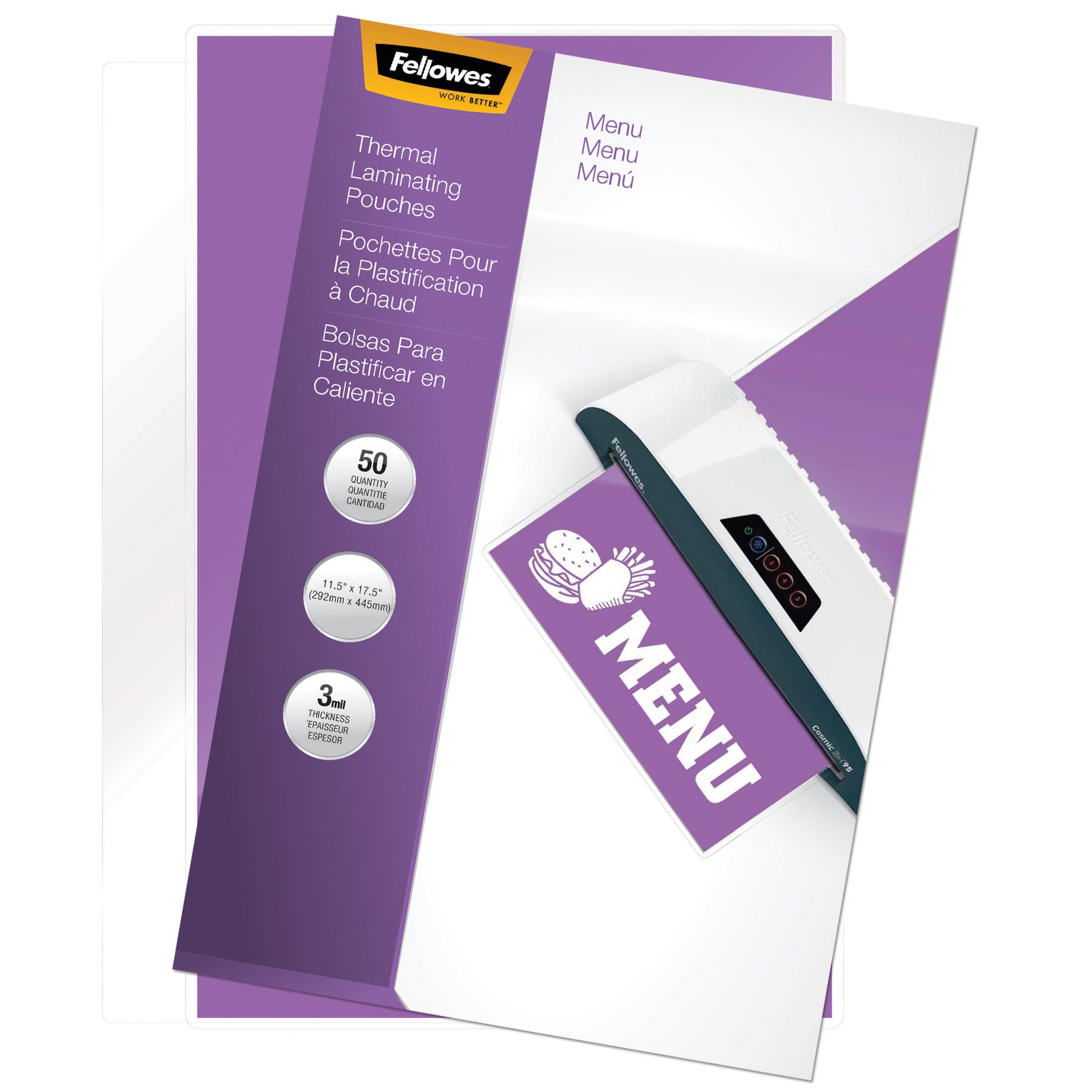 POUCH,MENU,LMNT,3ML,50/PK