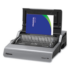 Galaxy Electric Comb Binding System, 500 Sheets, 19 5/8 x 17 3/4 x 6 1/2, Gray