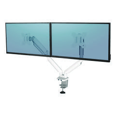 ARMS,DUAL MONITOR,WH