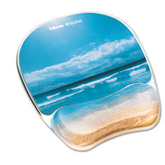 SANDY BEACH PHOTO GEL MOUSEPAD