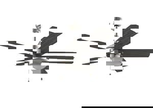 CCY WC 52 FAN 5BLD CHRME W/LGHT KIT