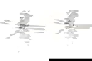 CCY WC 52 FAN 5BLD WHITE W/LGHT KIT