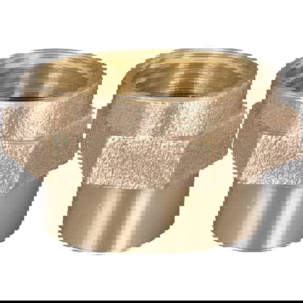 Brass & Chrome Pipe Fittings; Fitting Type: Double Female Hex Adapter ; Fitting Size: 1-1/2 x 1-1/2 ; End Connections: FNPT x FNST ; Connection Type: Threaded ; Pressure Rating (psi): 175 ; Fitting Shape: Straight