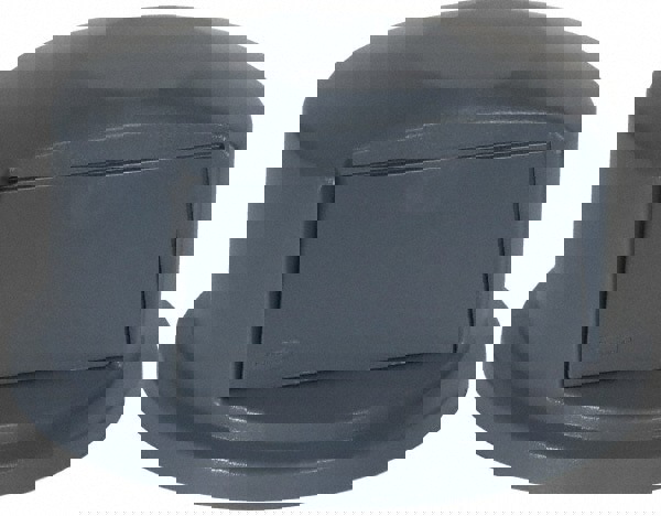 Rubbermaid Commercial BRUTE Dome Top Swing Door Lid for 32 Gallon Waste Containers, Plastic, Gray