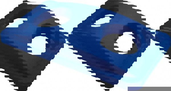 SLIM JIM Bottles/Cans Recycling Lid for Use with 16/23 Gal Vented Slim Jim Containers, For Use with 16/23 Gal Vented Slim Jim Containers, Blue