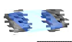 Trash Can & Recycling Container Lid: Rectangle, For 15.88 gal Recycle Container