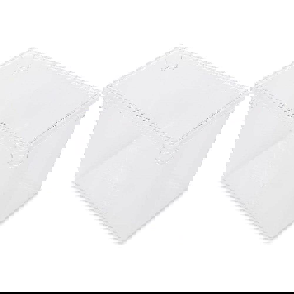 Food Tote Box Container: Polycarbonate, Rectangular