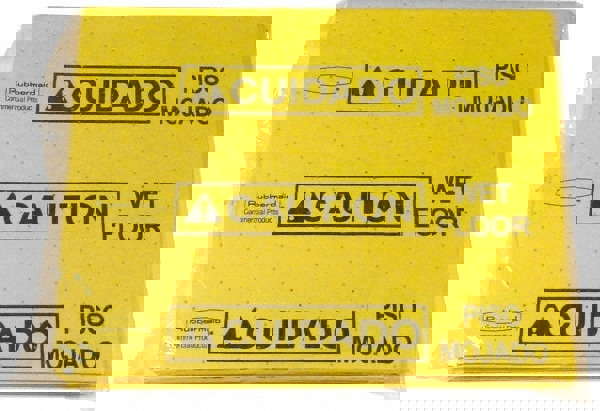 Rubbermaid Commercial Products, Over the Spill Pad, Absorbent Mat Pads, Fast at Absorbing Water/ Oil/ Beverages, Large - Refill For the Kit, Yellow