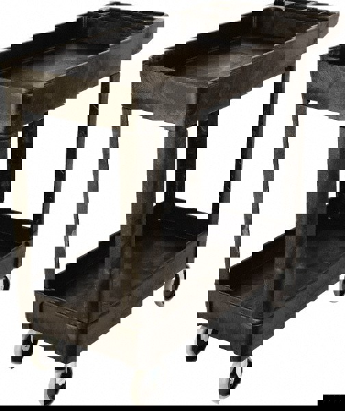 Standard Utility Cart: Plastic, Black